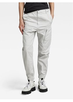 G-Star Raw Spodnie materiałowe D22884-D387-D607 Écru Boyfriend Fit ze sklepu MODIVO w kategorii Spodnie damskie - zdjęcie 181164198