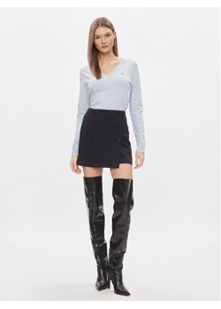 Tommy Hilfiger Sweter WW0WW40098 Błękitny Regular Fit ze sklepu MODIVO w kategorii Swetry damskie - zdjęcie 181164319