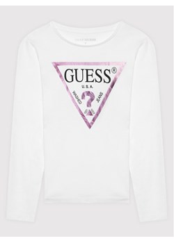 Guess Bluzka J84I36 K8HM0 Biały Regular Fit ze sklepu MODIVO w kategorii T-shirty chłopięce - zdjęcie 181164348