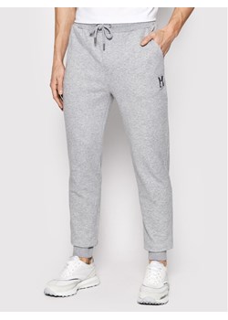 KARL LAGERFELD Spodnie dresowe 705893 500900 Szary Regular Fit ze sklepu MODIVO w kategorii Spodnie męskie - zdjęcie 181164377