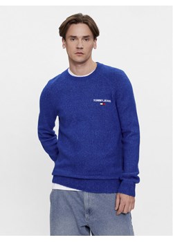 Tommy Jeans Sweter DM0DM17756 Niebieski Regular Fit ze sklepu MODIVO w kategorii Swetry męskie - zdjęcie 181164426