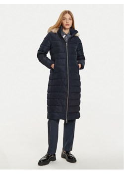 Tommy Hilfiger Kurtka puchowa Heritage WW0WW43601 Granatowy Regular Fit ze sklepu MODIVO w kategorii Kurtki damskie - zdjęcie 181164446