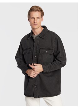 Lindbergh Kurtka jeansowa 30-304025DEB Czarny Regular Fit ze sklepu MODIVO w kategorii Kurtki męskie - zdjęcie 181164459
