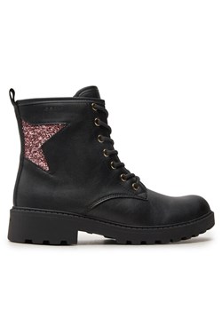 Geox Kozaki Jr Casey J9420G 0BCEW C9B8W S Czarny ze sklepu MODIVO w kategorii Buty zimowe dziecięce - zdjęcie 181164515