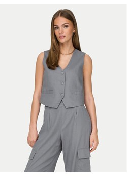 JDY Kamizelka Maya 15324995 Szary Regular Fit ze sklepu MODIVO w kategorii Kamizelki damskie - zdjęcie 181164615