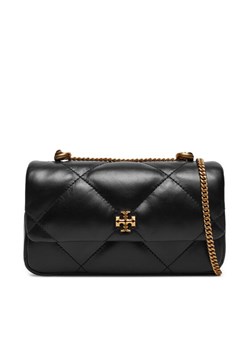 Tory Burch Torebka Mini Kira Diamond Quilt Flap Bag 154710 Czarny ze sklepu MODIVO w kategorii Kopertówki - zdjęcie 181165308