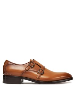 BOSS Półbuty Rill  50536617 Brązowy ze sklepu MODIVO w kategorii Buty eleganckie męskie - zdjęcie 181165375