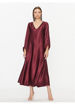 Dixie Sukienka koktajlowa A782Z037 Bordowy Relaxed Fit ze sklepu MODIVO w kategorii Sukienki - zdjęcie 181165457