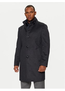 Baldessarini Płaszcz wełniany Harrison B0 18727.1108 Granatowy Regular Fit ze sklepu MODIVO w kategorii Płaszcze męskie - zdjęcie 181165468