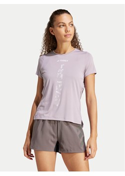 adidas Koszulka techniczna Terrex Agravic Trail IP4821 Fioletowy Regular Fit ze sklepu MODIVO w kategorii Bluzki damskie - zdjęcie 181165556
