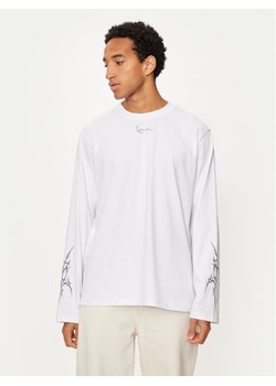 Karl Kani Longsleeve Small Signature Tribal 60240011 Biały Regular Fit ze sklepu MODIVO w kategorii T-shirty męskie - zdjęcie 181165609