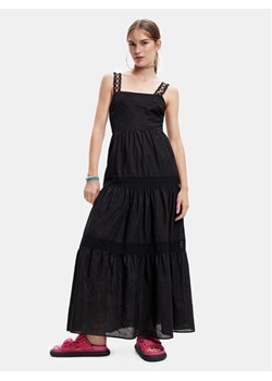 Desigual Sukienka letnia 23SWVW66 Czarny Regular Fit ze sklepu MODIVO w kategorii Sukienki - zdjęcie 181165616