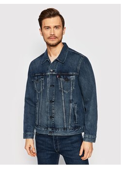 Levi's® Kurtka jeansowa Trucker 72334-0573 Granatowy Regular Fit ze sklepu MODIVO w kategorii Kurtki męskie - zdjęcie 181165648