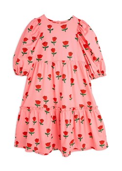 MINI RODINI Sukienka codzienna Roses 2515010528 Różowy Regular Fit ze sklepu MODIVO w kategorii Sukienki dziewczęce - zdjęcie 181165728