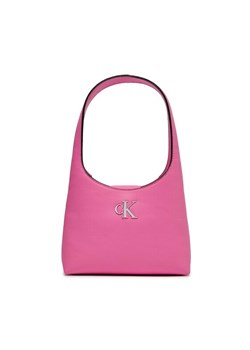 Calvin Klein Jeans Torebka Minimal Monogram Shoulder Bag K60K610843 Różowy ze sklepu MODIVO w kategorii Kuferki - zdjęcie 181165757