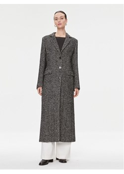 MVP Wardrobe Płaszcz wełniany Spiga MVPI3CP017.0PN0052 Czarny Slim Fit ze sklepu MODIVO w kategorii Płaszcze damskie - zdjęcie 181165796