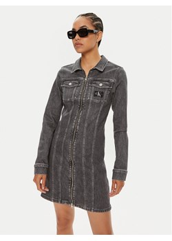 Calvin Klein Jeans Sukienka jeansowa J20J223667 Niebieski Regular Fit ze sklepu MODIVO w kategorii Sukienki - zdjęcie 181165808