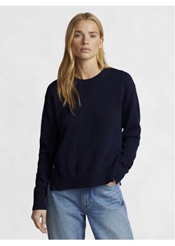 Polo Ralph Lauren Sweter Cn Po 211898583004 Granatowy Regular Fit ze sklepu MODIVO w kategorii Swetry damskie - zdjęcie 181165968