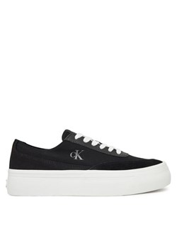 Calvin Klein Jeans Sneakersy Vulc Flatform Low Cv Mix Mg YW0YW01770 Czarny ze sklepu MODIVO w kategorii Buty sportowe damskie - zdjęcie 181166005