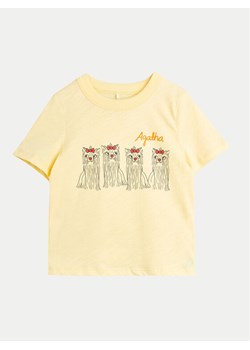 Mini Rodini T-Shirt Agatha 2472014323 Żółty Regular Fit ze sklepu MODIVO w kategorii T-shirty chłopięce - zdjęcie 181166077