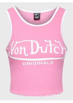 Von Dutch Top Ashley 6231062 Różowy Slim Fit ze sklepu MODIVO w kategorii Bluzki damskie - zdjęcie 181166186