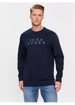 Jack&Jones Bluza 12244404 Granatowy Standard Fit ze sklepu MODIVO w kategorii Bluzy męskie - zdjęcie 181166349