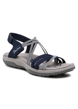 Skechers Sandały Takes Two 163112/NVY Granatowy ze sklepu MODIVO w kategorii Sandały damskie - zdjęcie 181166455