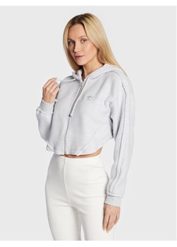 adidas Bluza Loungewear HL9140 Szary Relaxed Fit ze sklepu MODIVO w kategorii Bluzy damskie - zdjęcie 181166587