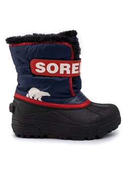 Sorel Śniegowce Childrens Snow Commander NC1960 Granatowy ze sklepu MODIVO w kategorii Buty zimowe dziecięce - zdjęcie 181166639