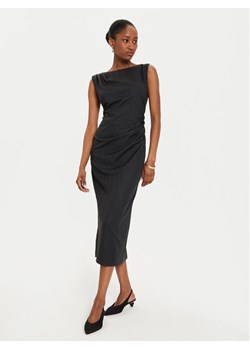 Marella Sukienka koktajlowa Bolivar 2423226061 Szary Slim Fit ze sklepu MODIVO w kategorii Sukienki - zdjęcie 181166985