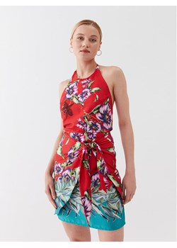 Guess Sukienka letnia W3YK52 WF1T2 Czerwony Slim Fit ze sklepu MODIVO w kategorii Sukienki - zdjęcie 181166997