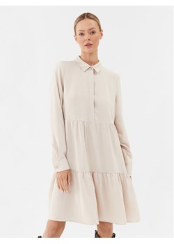 Vero Moda Sukienka codzienna Inge 10293730 Beżowy Regular Fit ze sklepu MODIVO w kategorii Sukienki - zdjęcie 181166998