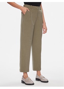 Vero Moda Spodnie materiałowe Britney 10299824 Beżowy Tapered Fit ze sklepu MODIVO w kategorii Spodnie damskie - zdjęcie 181167195
