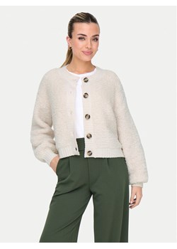 JDY Kardigan Eira 15337012 Beżowy Regular Fit ze sklepu MODIVO w kategorii Swetry damskie - zdjęcie 181167266