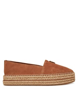 Tommy Hilfiger Espadryle Suede Platform Espadrille FW0FW08586 Brązowy - id: 0000305157768 - marki Tommy Hilfiger - 181167315 Tommy Hilfiger Espadryle Suede Platform Espadrille FW0FW08586 Brązowy ze sklepu MODIVO w kategorii Espadryle damskie - zdjęcie 181167315