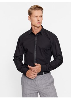 Hugo Koszula Keidi 50500966 Czarny Slim Fit ze sklepu MODIVO w kategorii Koszule męskie - zdjęcie 181167477