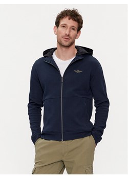 Aeronautica Militare Bluza 241FE1867P329 Granatowy Regular Fit ze sklepu MODIVO w kategorii Bluzy męskie - zdjęcie 181167526