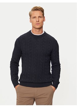United Colors Of Benetton Sweter 1335U107G Granatowy Regular Fit ze sklepu MODIVO w kategorii Swetry męskie - zdjęcie 181167609