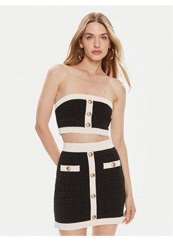 Elisabetta Franchi Bluzka TK-15B-42E2-004477 Czarny Slim Fit ze sklepu MODIVO w kategorii Bluzki damskie - zdjęcie 181167686