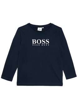 Boss Bluzka J25P21 D Granatowy Regular Fit ze sklepu MODIVO w kategorii Bluzki dziewczęce - zdjęcie 181167706