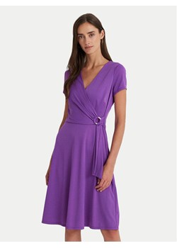 Lauren Ralph Lauren Sukienka codzienna 250868161011 Fioletowy Regular Fit ze sklepu MODIVO w kategorii Sukienki - zdjęcie 181167809