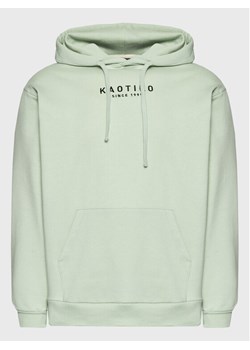 Kaotiko Bluza Unisex Vancouver AL006-05-G002 Zielony Relaxed Fit ze sklepu MODIVO w kategorii Bluzy męskie - zdjęcie 181167818