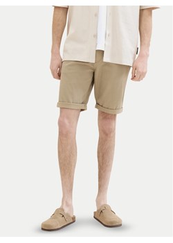 Tom Tailor Szorty materiałowe 1040227 Beżowy Slim Fit ze sklepu MODIVO w kategorii Spodenki męskie - zdjęcie 181168075