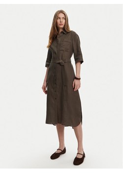 Max Mara Sukienka koszulowa Salute 2516221028 Zielony Regular Fit ze sklepu MODIVO w kategorii Sukienki - zdjęcie 181168255