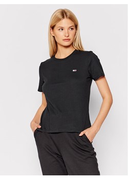 Tommy Jeans T-Shirt Tjw Jersey DW0DW09198 Czarny Regular Fit ze sklepu MODIVO w kategorii Bluzki damskie - zdjęcie 181168386
