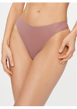 Chantelle Stringi Soft Stretch C26490 Brązowy ze sklepu MODIVO w kategorii Majtki damskie - zdjęcie 181168445