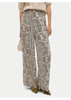 Vero Moda Spodnie palazzo Menny 10282478 Beżowy Wide Leg ze sklepu MODIVO w kategorii Spodnie damskie - zdjęcie 181168556