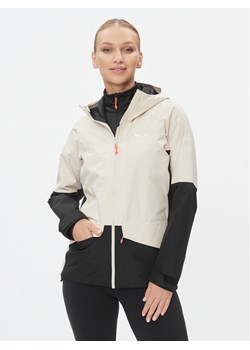 Salewa Kurtka outdoor Puez GTX 2L 28506 Écru Regular Fit ze sklepu MODIVO w kategorii Kurtki damskie - zdjęcie 181168565