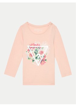 Guess Bluzka A4YI05 K6YW4 Różowy Regular Fit ze sklepu MODIVO w kategorii Kaftaniki i bluzki - zdjęcie 181168655