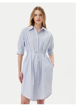 JOOP! Jeans Sukienka koszulowa Dua 30046173 Błękitny Relaxed Fit ze sklepu MODIVO w kategorii Sukienki - zdjęcie 181168669